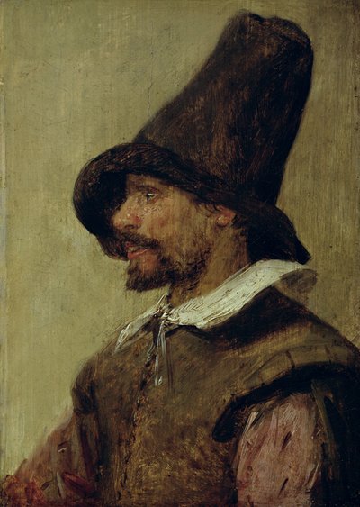 Porträt eines Mannes von Adriaen Brouwer